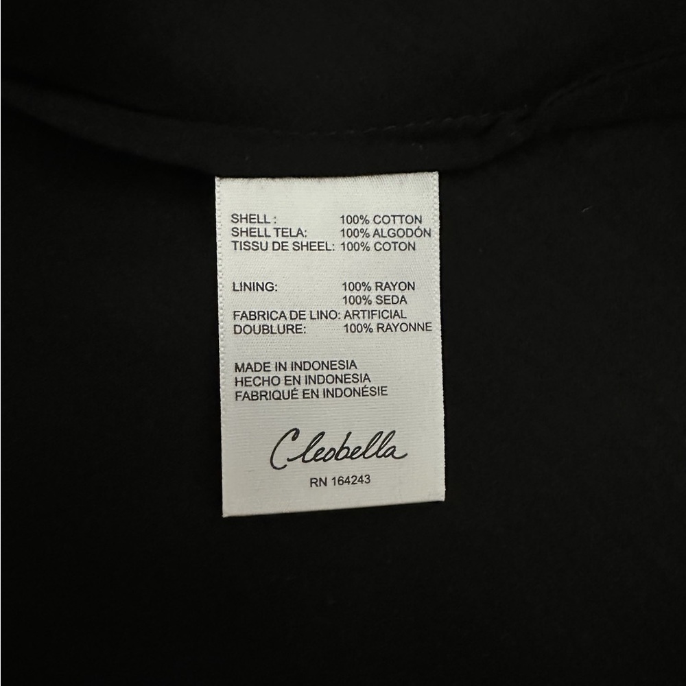 Cleobella Black Strappy Mini Slip Dress Size XS Vampy Minimalist Neutal - Picture 7 of 8